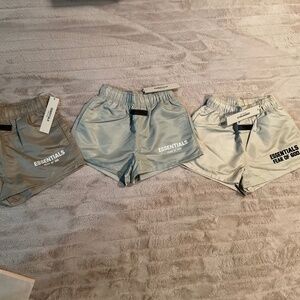 Fear of God Essentials Kids Track Shorts Size M